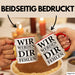 Büroarbeit Kollege Abschied Tasse Geschenk Lustige Geschenkidee Spruch Wir Werden Dir Fehlen Rot Trendation