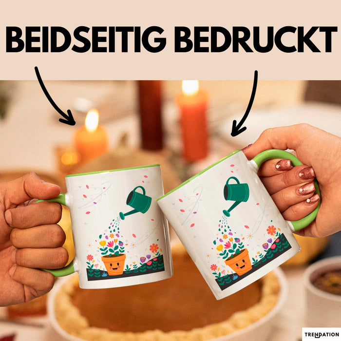 Gärtner Tasse Geschenk Lustige Geschenkidee Spruch Für Pflanzen Liebhaber Grün Trendation