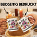 Humor Tasse Geschenk Die Lage Ist Besäufniserregend Geschenkidee Kaffee-Becher Weiß Trendation