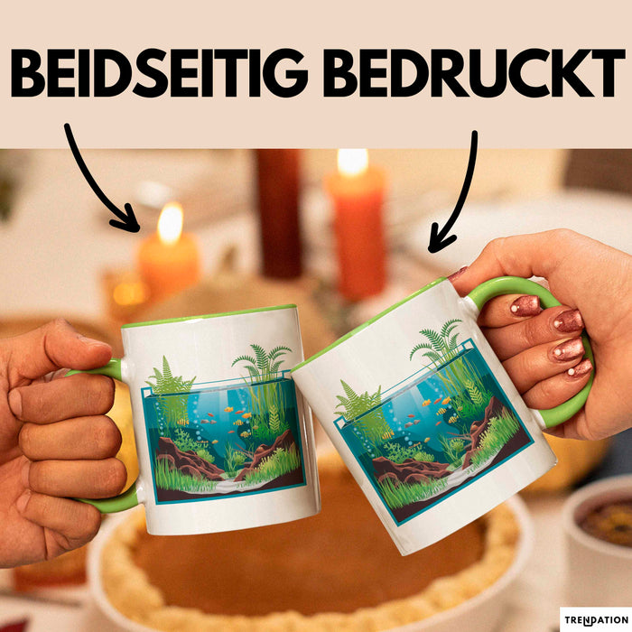 Aquascaper Tasse Geschenkidee für Unterwasser Garten Fan Grün Trendation