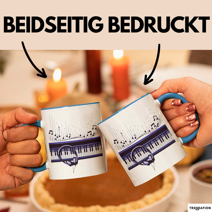 Musiker Tasse Geschenk Lustige Geschenkidee Spruch Für Musik Schaffende Blau Trendation
