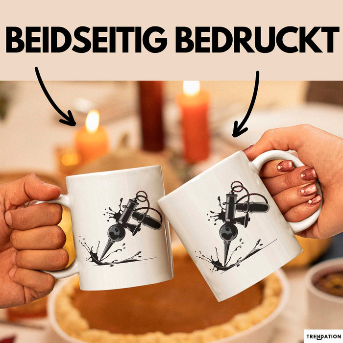 Tätowierer Tasse Geschenkidee Tattoo Meister Lustiger Spruch Geschenkidee Lustig Weiß Trendation