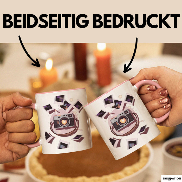 Fotograf Tasse Geschenk Lustige Geschenkidee Spruch Für Kamera Liebhaber Rosa Trendation