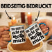 Lustige Tasse Mit Spruch Ihr Habt Es Gut Ihr Habt Ja Mich Kaffee-Becher Sprüche Geschenkidee Kollege Blau Trendation