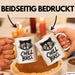 Waschbär Tierliebhaber Tasse Geschenk Lustige Geschenkidee Spruch Entspann Dich Bruder Weiß Trendation