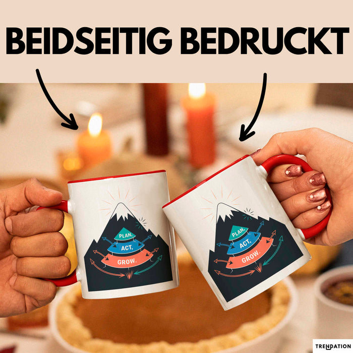 Life Coach Tasse Geschenk Lustige Geschenkidee Spruch Für Persönliche Entwicklung Sucher Rot Trendation