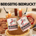 Motorradfahrer Geschenk Tasse Ich Bin Motorradfahrer Aber Sag Doch Einfach Superheld Lustige Geschenkdiee für Motorradfahrer Kaffee-Becher Rot Trendation
