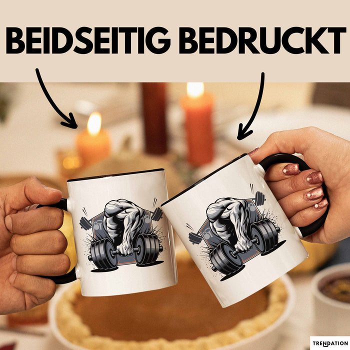 Fitness Enthusiast Tasse Geschenkidee für Fitnessliebhaber Trendation