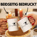 Skateboarder Geschenk Tasse Herzschlag Geschenkidee Jungs Skater Rot Trendation