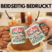 Weihnachten Tasse Geschenk Mit Mir Verwandt Zu Sein Ist Das Einzig Wahre Geschenk Familie Bruder Schwester Geschwister Humor Blau Trendation