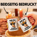 Sarkastische Giraffe Tasse Geschenk Lustige Geschenkidee Spruch Bin Da Kann Losgehen Rot Trendation