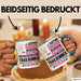 Trailrunner Geschenk Tasse Lustiger Spruch Erheben Sie Sich Der Trailrunner Betritt den Raum Blau Trendation