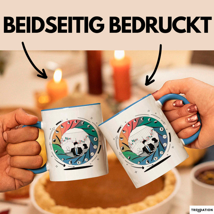 Forex Trader Tasse Geschenk Lustige Geschenkidee Spruch Für Währungs Analysten Blau Trendation