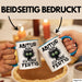 Abitur 2025 Ich Habe Fertig Geschenkidee Tasse Abi Bestanden Geschenk Prüfung Blau Trendation