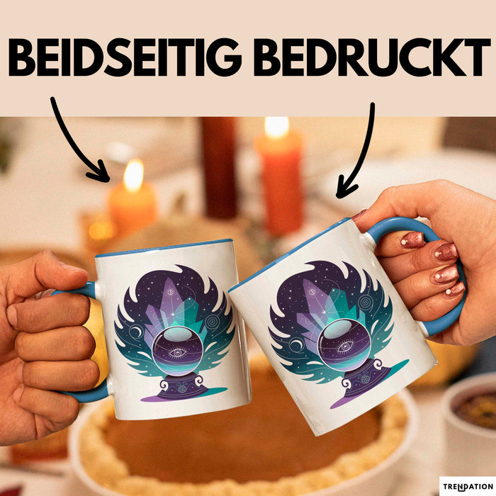 Spiritueller Suchender Tasse Geschenkidee für Innere Reise Blau Trendation