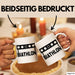 Biathlon Tasse Geschenk Wintersport Geschenke Biathlon Langläufer Weiß Trendation