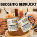 Trekking-Enthusiastin Tasse Geschenk Lustig Abstand Halten Hochleistungs-Trekking-Enthusiastin Mit Drang Zur Perfektion Bei Der Arbeit Blau Trendation
