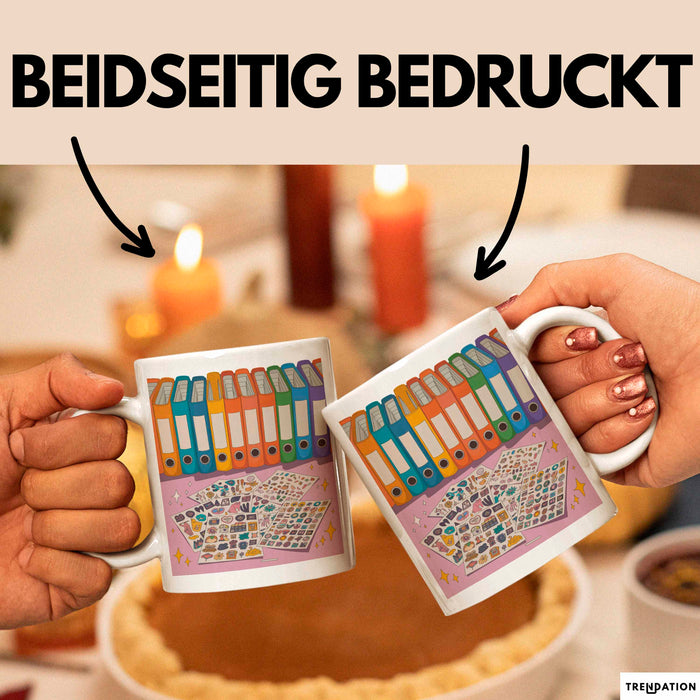 Sticker Fan Tasse Geschenk Lustige Geschenkidee Spruch Für Ästhetik Sammler Weiß Trendation