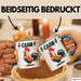 Hahn Tasse Geschenk F-Caaw-F Lustige Geschenkidee Vogel Bauernhof Blau Trendation