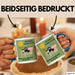 Meme Tasse Geschenk Lustiger Becher Katze Die Sonne Scheint So Fein Doch Auch Das Bett Ist Astrein Blau Trendation