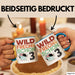 3. Geburtstag Geschenk Tasse Becher Wild Frech Und Schon 3 Blau Trendation