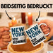 New York City USA Tasse Geschenk Lustige Geschenkidee Spruch New York Ich Komme Weiß Trendation