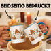 Halloween Tasse Geschenk Kürbis Geschenkidee Oktober Kaffee-Becher Blau Trendation