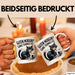 Sarkastische Katze Tasse Geschenkidee Guten Morgen Ganz Dünnes Eis Weiß Trendation