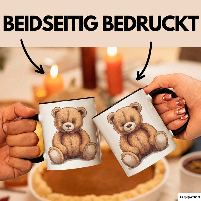Teddybär Tierliebhaber Tasse Geschenk Lustige Geschenkidee Spruch Trendation