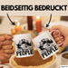Camping Tasse Geschenk I Eat People Bär Kaffee-Becher Geschenkidee Camper Outdoor Rosa Trendation