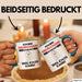 Großcousin Geschenk Tasse Lustiger Spruch Ich Bin Großcousin Warum Weil Ich Es Kann Geschenkidee Bester Großcousin Geburtstag Kaffee-Becher Blau Trendation