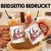 Meerjungfrau Geschenk Tasse für Mädchen Nymphe Nixe Becher Grafik Believe In Mermaids Rot Trendation
