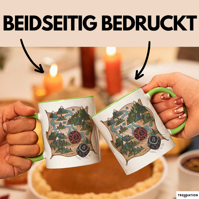 Brettspielfan Tasse Geschenkidee Tabletop Gamer Lustiger Geschenkidee Lustig Grün Trendation