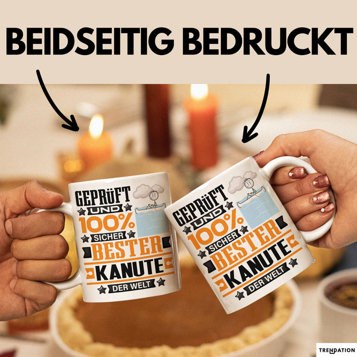 Kanute Geschenk Lustiger Spruch für Kanute Geschenkidee Bester Kanute Der Welt Weiß Trendation