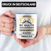 Trendation - Handwerker Tasse mit Spruch Geschenke für Handwerk Kaffeebecher KFZ Mechaniker Mechatroniker Blau Trendation