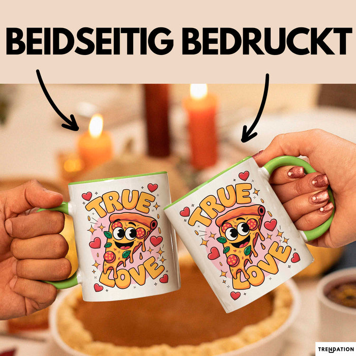 Pizza Liebhaber Tasse Geschenk Lustige Geschenkidee Spruch Für Käse Liebhaber Grün Trendation