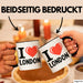 England London Tasse Geschenk Lustige Geschenkidee Spruch Ich Liebe London Trendation