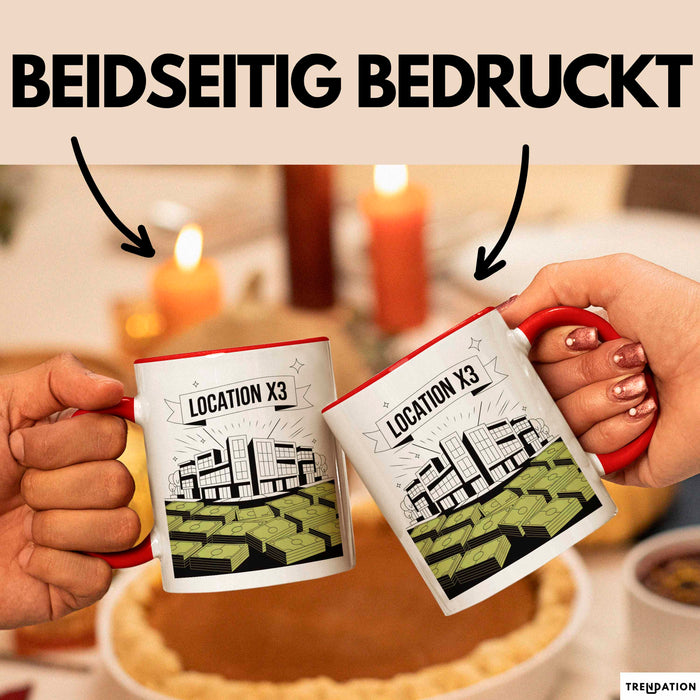 Immobilien Investor Tasse Geschenk Lustige Geschenkidee Spruch Für Immobilien Profis Rot Trendation