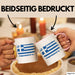 Griechenland Tasse Geschenk Grieche Flagge Kaffee-Becher Rosa Trendation