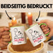 Hund Tasse Geschenk Lustiger Spruch Der Mit Dem Hund Chillt Grün Trendation