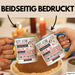EDM-Enthusiastin Geschenk Becher Tasse Gott Schuf Alle Menschen Gleich Nur Die Besten Durfeten EDM-Enthusiastin Werden Geschenkidee Lustig Blau Trendation