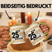 Ehemann Tasse Geschenk 25 Jahre Hochzeitstag Lustiger Spruch Silberhochzeit Grün Trendation