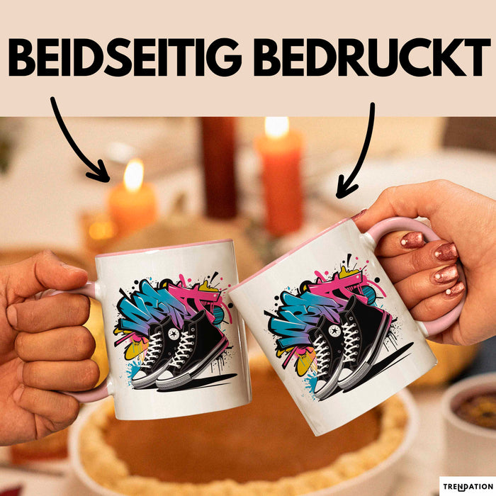 Streetwear Fan Tasse Geschenkidee für Stil Experte Rosa Trendation