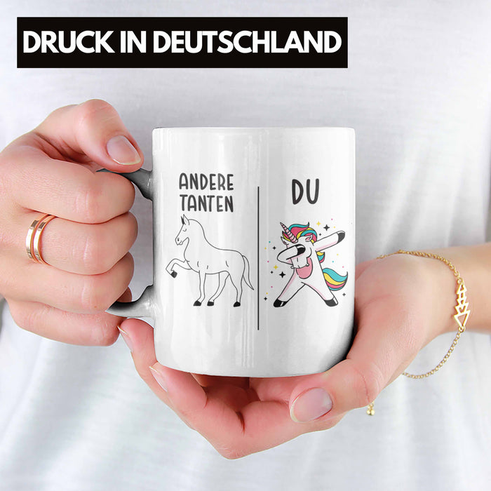 Beste Tante Geschenk Tasse mit Spruch Kaffeetasse für Tante