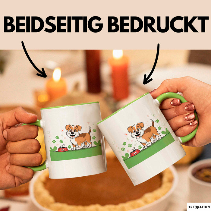 Hundebesitzer Tasse Geschenk Lustige Geschenkidee Spruch Für Hunde Eltern Grün Trendation