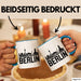 Berlin Tasse Geschenk Stadt Deutschland Hauptstadt Becher Blau Trendation