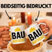 Bauleiter Bauunternehmer Tasse Geschenk Lustige Geschenkidee Spruch Bau Aufsicht Weiß Trendation