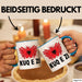 Albanische Flagge Shqip Shqiponja Albanischer Adler Albanien Tasse Geschenkidee Blau Trendation