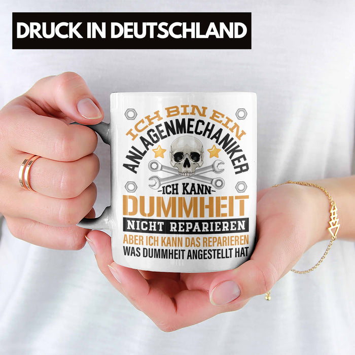 Anlagenmechaniker Tasse Geschenk Spruch Männer Trendation