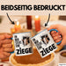 Ziegenbauer Ziegen Tier Tasse Geschenk Lustige Geschenkidee Spruch In Mir Steckt Eine Ziege Blau Trendation